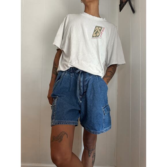 Vintage Bill Blass Denim Shorts Women's Size 27 - Picture 1 of 6